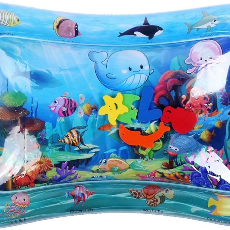 Inflatable Tummy Time Mat Premium Baby Water Play Mat For Infants